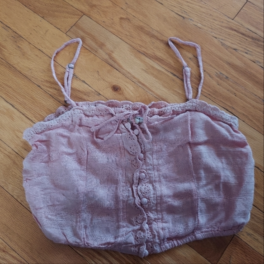 Light punk aeropostale crop top